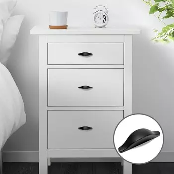 Ручка-скоба cappio rsc028, м/о 32 мм, цвет черный