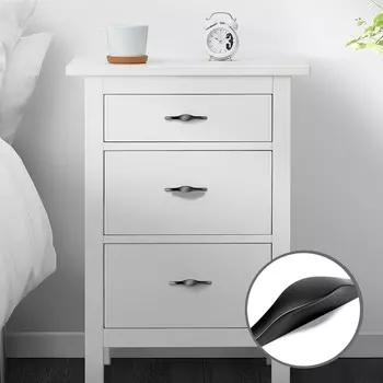 Ручка-скоба cappio rsc028, м/о 64 мм, цвет черный