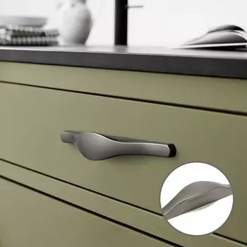 Ручка-скоба cappio rsc028, м/о 96 мм, цвет графит