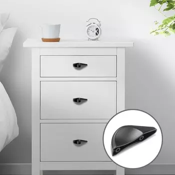 Ручка-скоба cappio rsc029, м/о 32 мм, цвет черный