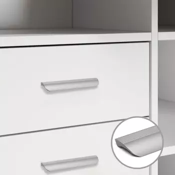 Ручка-скоба cappio rsc030, м/о 128 мм, цвет графит