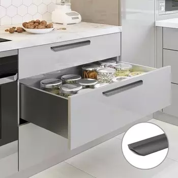 Ручка-скоба cappio rsc030, м/о 224 мм, цвет черный