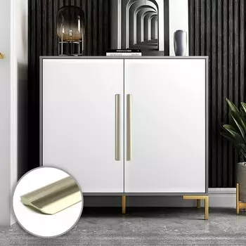 Ручка-скоба cappio rsc030, м/о 480 мм, цвет сатиновое золото