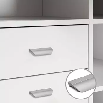 Ручка-скоба cappio rsc030, м/о 64 мм, цвет графит