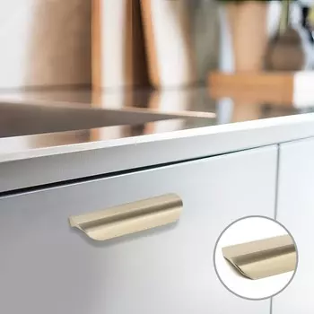 Ручка-скоба cappio rsc030, м/о 64 мм, цвет сатиновое золото