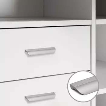 Ручка-скоба cappio rsc030, м/о 96 мм, цвет графит