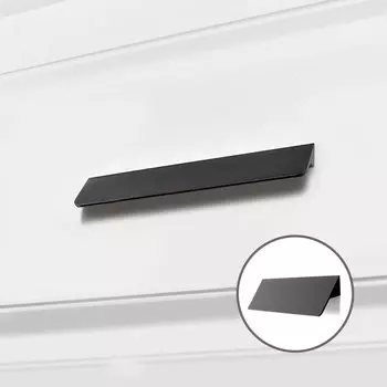 Ручка-скоба cappio rsc031, м/о 160 мм, цвет черный