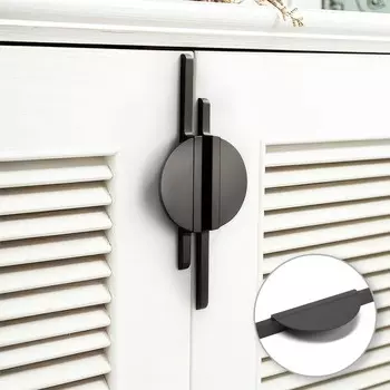 Ручка-скоба cappio rsc033, м/о 192 мм, цвет черное дерево