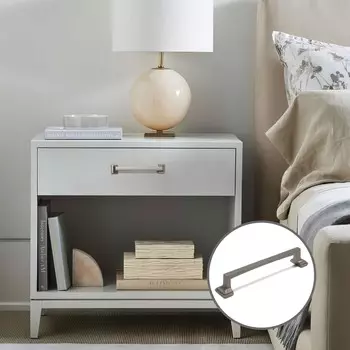 Ручка-скоба cappio rsc038, цинк, м/о 96 мм, цвет графит