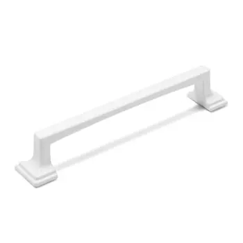 Ручка-скоба cappio rsc038, цинк, м/о 128 мм, цвет белый, 4 шт.