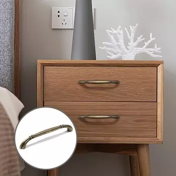 Ручка-скоба cappio rsc039, м/о 128 мм, цвет старинная бронза