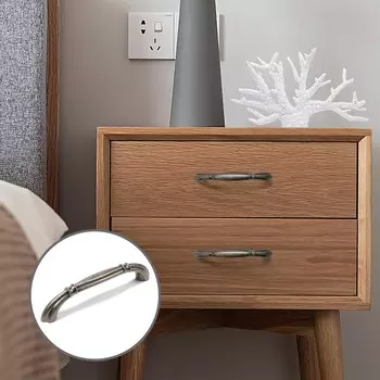 Ручка-скоба cappio rsc039, м/о 96 мм, цвет старинное серебро