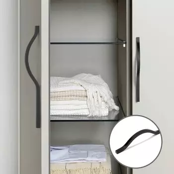 Ручка-скоба cappio rsc040, м/о 256 мм, цвет черный