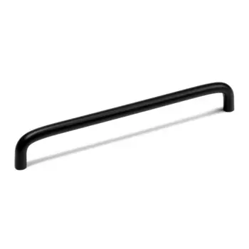 Ручка-скоба cappio rsc052, алюминий, м/о 192 мм, цвет черный