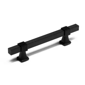 Ручка-скоба cappio rsc105, алюминий, м/о 96 мм, цвет черный