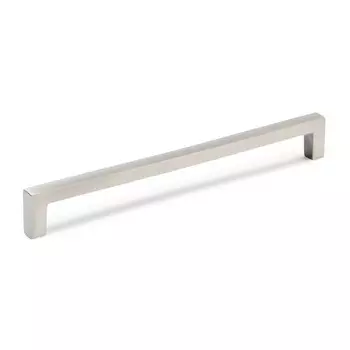 Ручка-скоба cappio square rsc007, алюминий, м/о 192 мм, цвет серебро