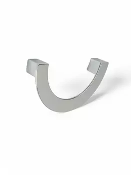 Ручка-скоба мебельная cappio moon, м/о 128 мм, цвет хром