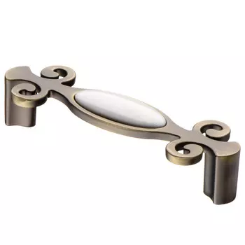 Ручка-скоба с фарфором