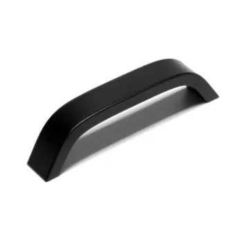 Ручка-скоба мебельная тундра рс109, м/о 96 мм, черная