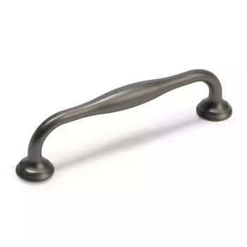 Ручка-скоба cappio wave pc173bl, м/о 96 мм, цвет графит