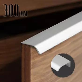 Ручка торцевая cappio rt002cp, l=300 мм, м/о 224 мм, цвет матовый хром