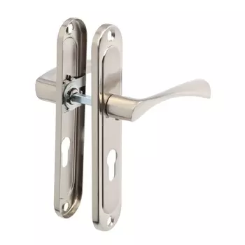 Ручки на планке lockland 001, м/о 55 мм, цвет сатиновый никель