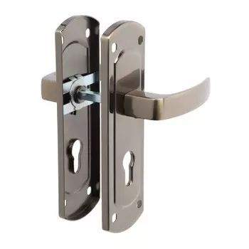 Ручки на планке lockland 002, м/о 55 мм, цвет бронза