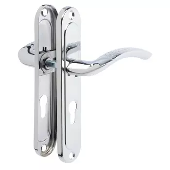 Ручки на планке lockland 003, м/о 55 мм, цвет хром