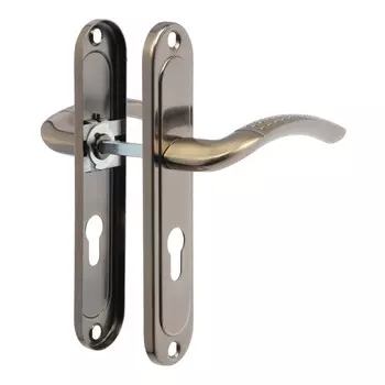 Ручки на планке lockland 003, м/о 55 мм, цвет бронза