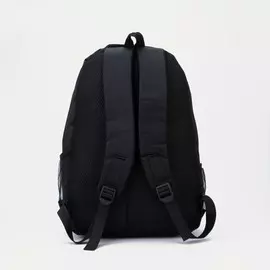 Рюкзак, 2 отдела на молниях, 2 наружных кармана, 2 боковых кармана, цвет чёрный/зелёный