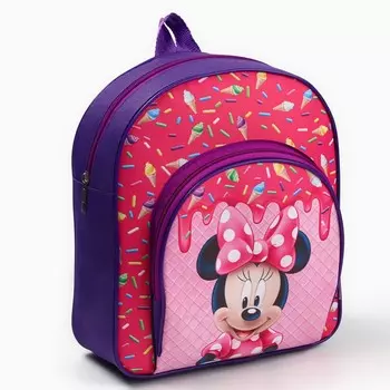 Рюкзак детский для девочки с карманом, 25249 см, минни маус