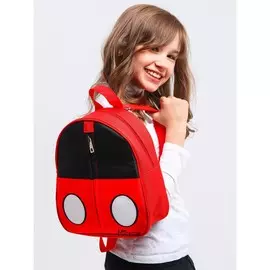 Рюкзак детский на молнии с карманом, 23 см 10 см 27 см, микки маус