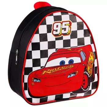 Рюкзак детский, 23х21х10 см, тачки
