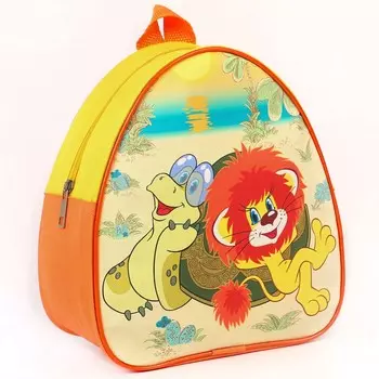 Рюкзак детский, кожзам, 23 х 21 х 10 см,