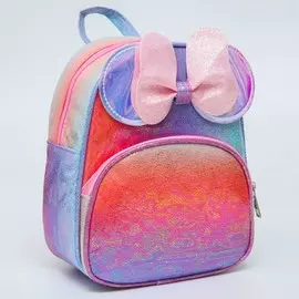 Рюкзак детский с карманом, минни маус, 23*20 см