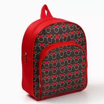 Рюкзак детский для девочки с карманом, 23196 см, минни маус