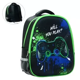 Рюкзак школьный, каркасный, 393014 см