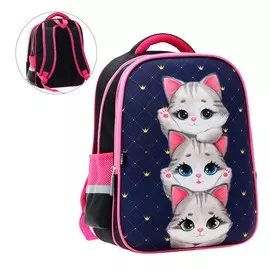 Рюкзак школьный, каркасный, 393014 см