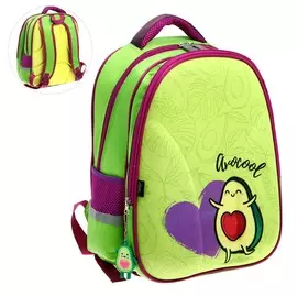 Рюкзак каркасный школьный calligrata avocool, 39 х 30 х 14 см