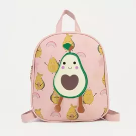 Рюкзак на молнии, цвет розовый