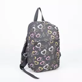 Рюкзак на молнии, цвет серый