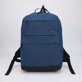 Рюкзак, отдел на молнии, 2 наружных кармана, цвет синий