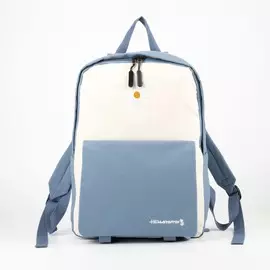 Рюкзак, отдел на молнии, наружный карман, 2 боковых кармана, цвет голубой,