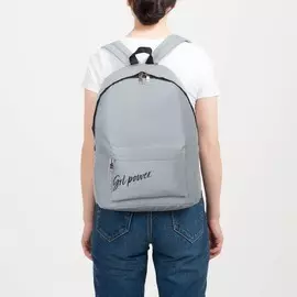 Рюкзак текстильный светоотражающий, grl power, 42 х 30 х 12см