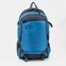 Рюкзак туристический на молнии, 22/27 л, 3 наружных кармана, с расширением, цвет голубой