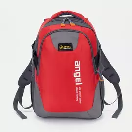 Рюкзак туристический на молнии, цвет красный