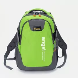 Рюкзак туристический на молнии, цвет зелёный