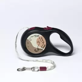 Рулетка для собак one line 5 м, вес животного до 12 кг
