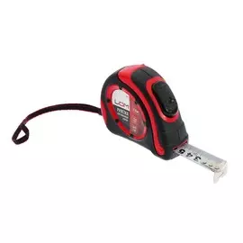 Рулетка тундра, двухкомпонентный корпус, автостоп, 7.5 м 25 мм