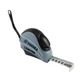 Рулетка тундра, двухкомпонентный корпус, автостоп, 7.5 м 25 мм